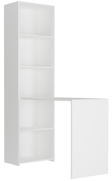 Birou de scris cu raft MODERN B-50S - 120 x 50 x 180 cm - diferite variante de culoare artisan mix antracit