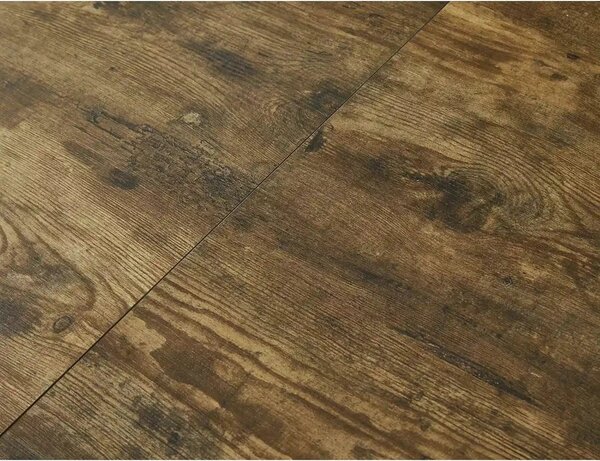 Masa extensibila pentru sufragerie GASTON, nuc/negru, 100/135x100x75 c
