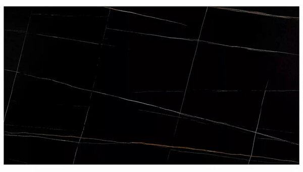 Masa extensibila moderna GENESIS, negru/stejar, 160/220x90x76 cm