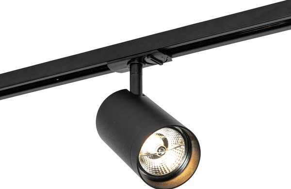 Spotlight modern negru pentru sistem de șine monofazat 70mm - Iconic Jeana Luxe