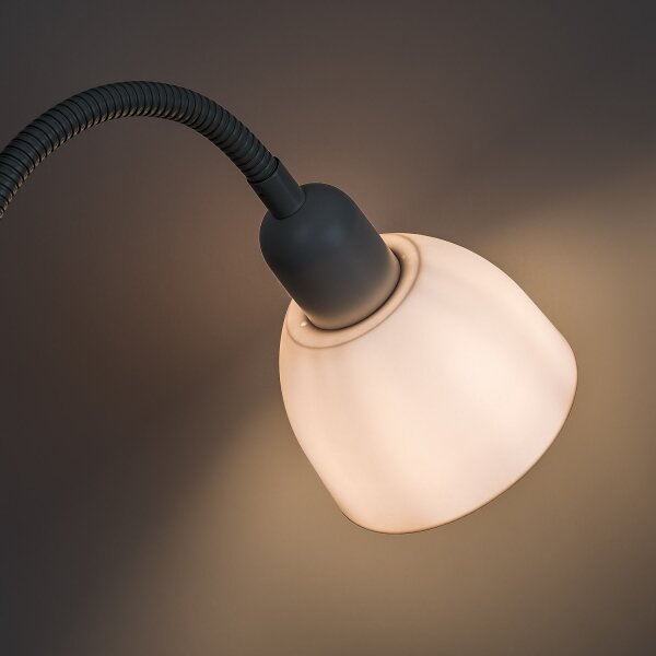 Brilagi - Lampadar ARIANA 1xE27/100W/230V + 1xE14/25W alb