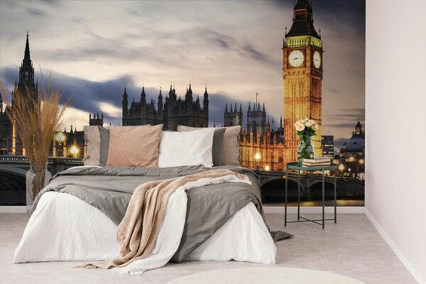 Fototapet Big Ben nocturn în Londra