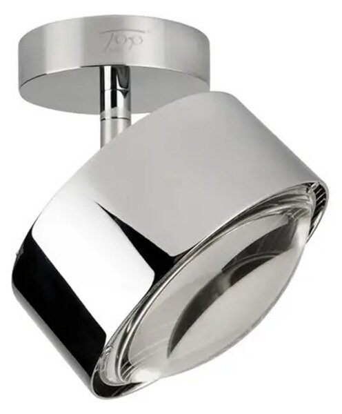 Top Light Plafonieră Puk Maxx Turn, crom mat, reglabil, Gri, Hol, Metal, Modern