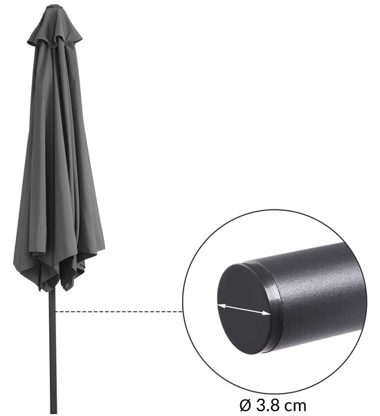Deuba Floarea soarelui de gradina Ø300 cm - antracit
