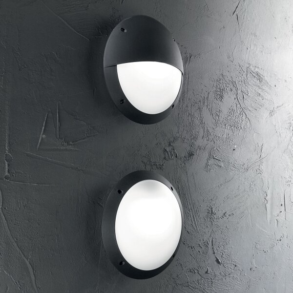Ideal Lux - Aplica de exterior POLAR 1xE27/23W/230V IP66 neagră