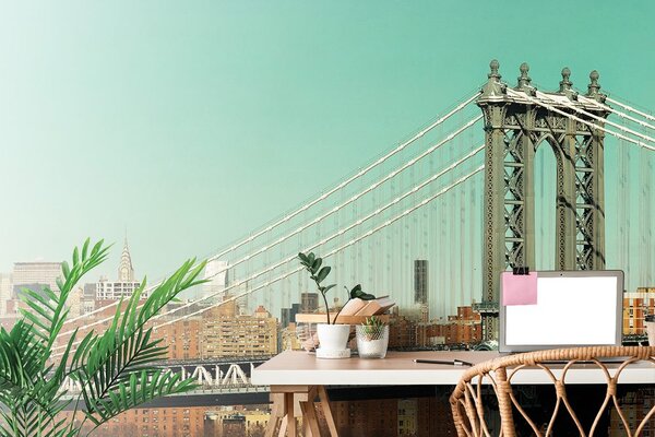 Fototapet zgârie-nori în New York