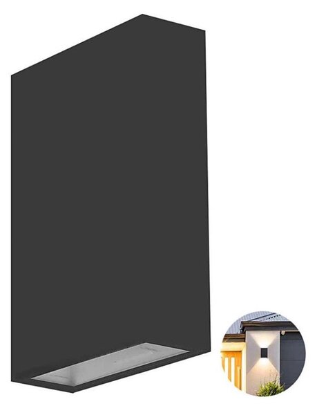 Aplică LED de exterior LED/4W/230V 3000K IP65 neagră