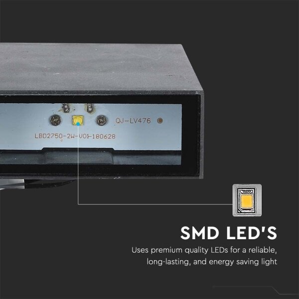 Aplică LED de exterior LED/4W/230V 3000K IP65 neagră