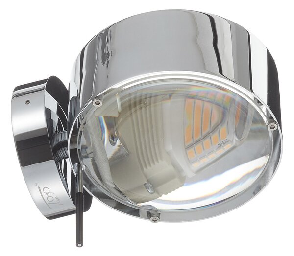Top Light Aplică de perete Puk Maxx Wall+, crom G9, reglabil, Metalic, Hol, Metal, Modern