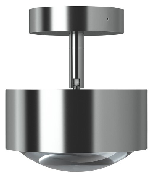 Top Light Puk Maxx Turn LED spot cu lentilă transparentă 1fl crom mat, reglabil, Gri, Camera de zi / sufragerie, Metal, Design