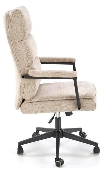 Scaun birou ADRIANO, bej, stofa clasica - Odin 28, 65x70x104/110 cm