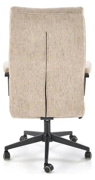 Scaun birou ADRIANO, bej, stofa clasica - Odin 28, 65x70x104/110 cm
