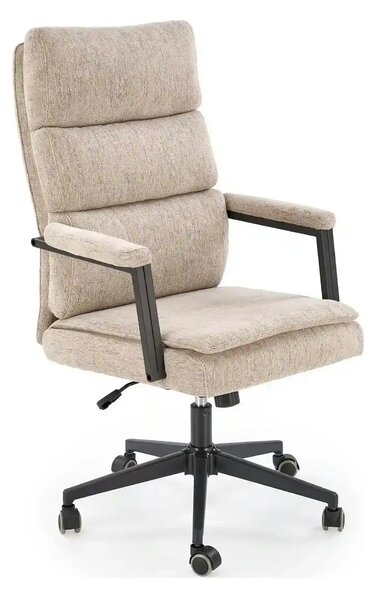 Scaun birou ADRIANO, bej, stofa clasica - Odin 28, 65x70x104/110 cm