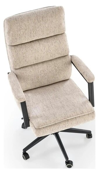 Scaun birou ADRIANO, bej, stofa clasica - Odin 28, 65x70x104/110 cm