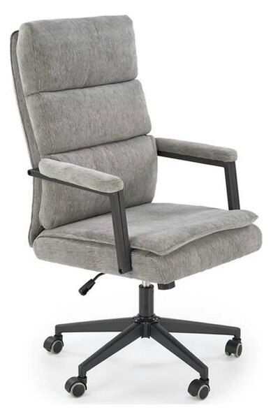 Scaun birou ADRIANO, gri - Odin 11, stofa clasica/metal, 65x70x104/110