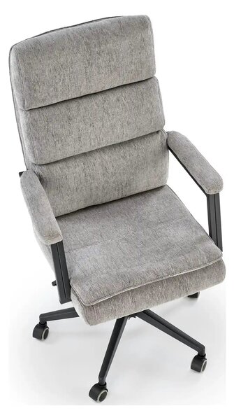 Scaun birou ADRIANO, gri - Odin 11, stofa clasica/metal, 65x70x104/110