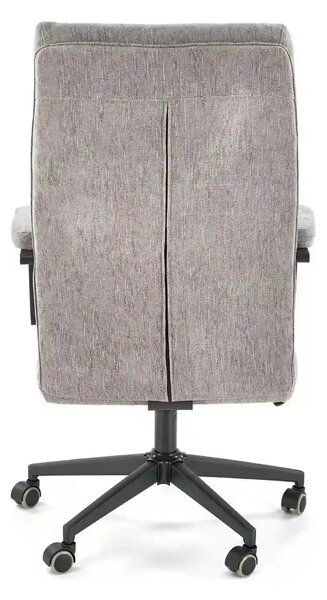 Scaun birou ADRIANO, gri - Odin 11, stofa clasica/metal, 65x70x104/110