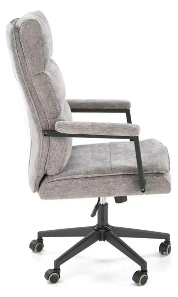 Scaun birou ADRIANO, gri - Odin 11, stofa clasica/metal, 65x70x104/110