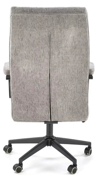 Scaun birou ADRIANO, gri - Odin 11, stofa clasica/metal, 65x70x104/110