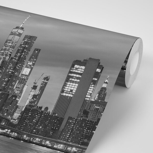 Fototapet pod în Brooklyn înalb-negru