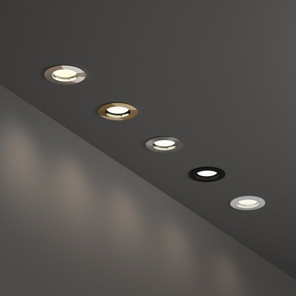 Ideal Lux - Spot încastrat JAZZ 1xGU10/50W/230V diam. 7,7 cm crom lucios