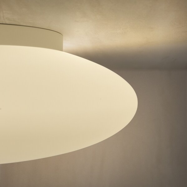 Ideal Lux - Plafonieră SMARTIES 1xE27/42W/230V, diametru 33 cm, albă