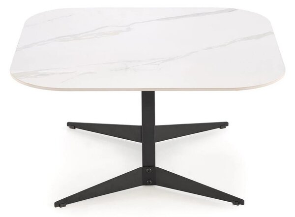 Masuta BORNA, alb/negru, ceramica/metal, 80x80x40 cm