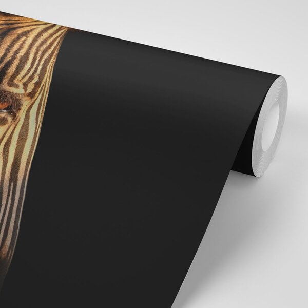 Fototapet portretul unei zebre