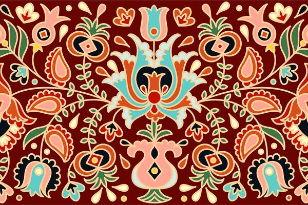 Tapet ornament popular