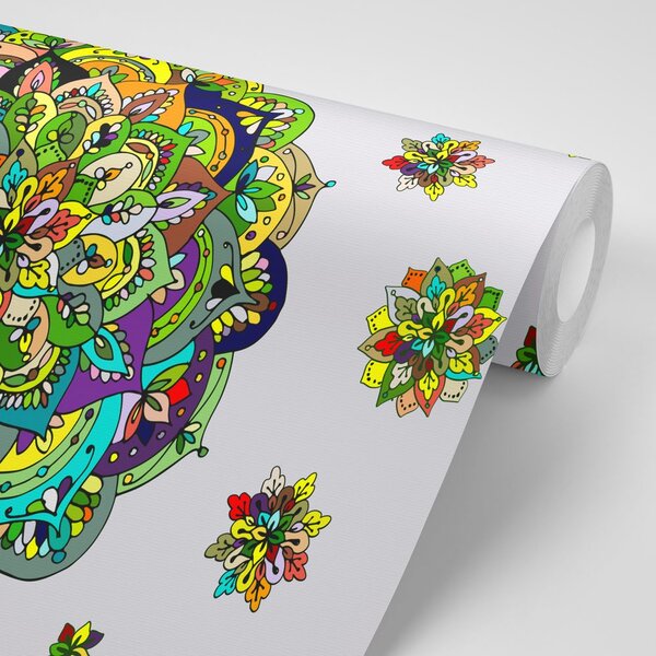 Tapet Mandala verde