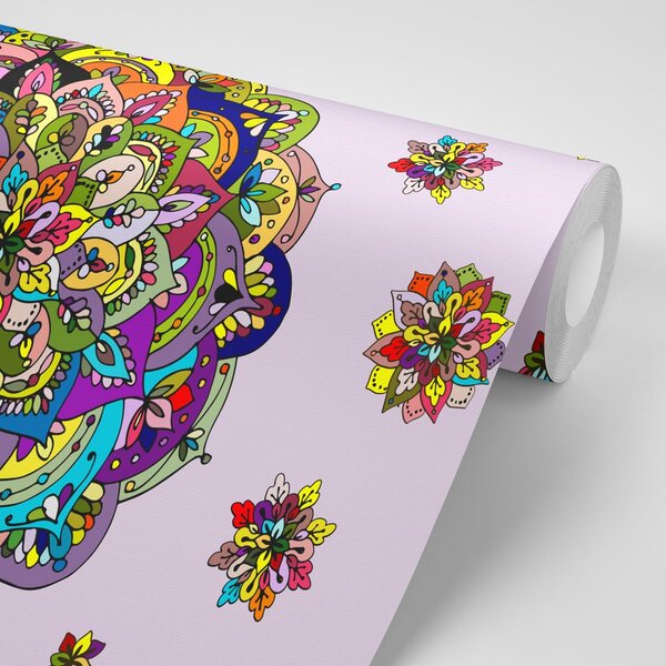 Tapet Mandala colorată