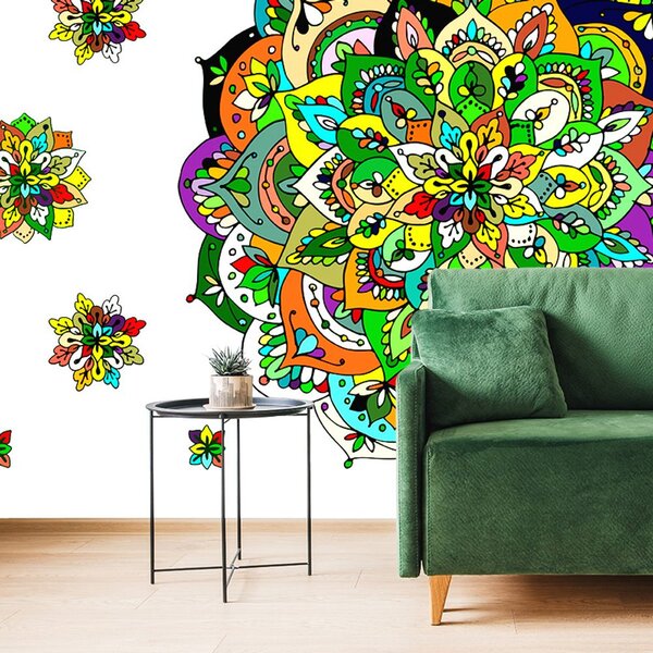 Tapet Mandala verde