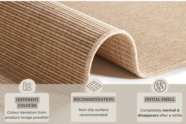 Covor pentru exterior și interior bej 80x150 cm Nature – Hanse Home