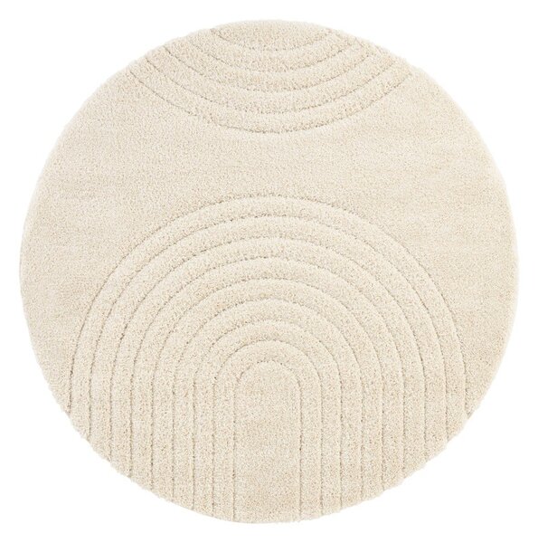 Covor Mint Rugs Norwalk Fergus, ø 160 cm, alb-crem