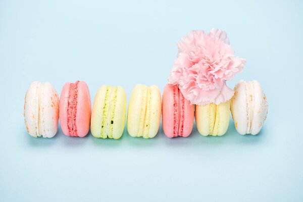 Fototapet macaroons delicioase
