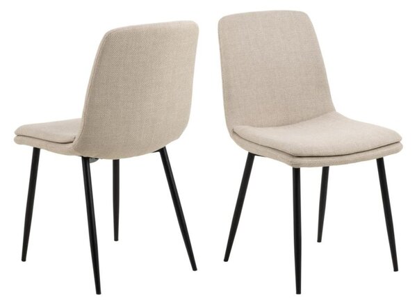 Scaun de dining Becca, bej