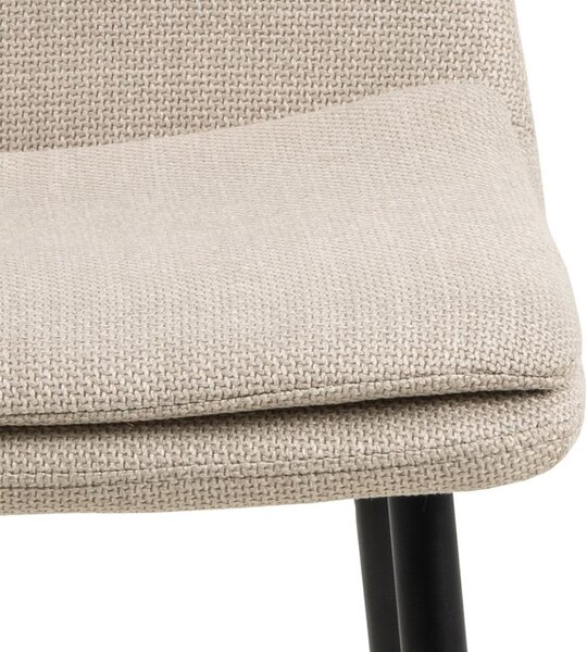 Scaun de dining Becca, bej