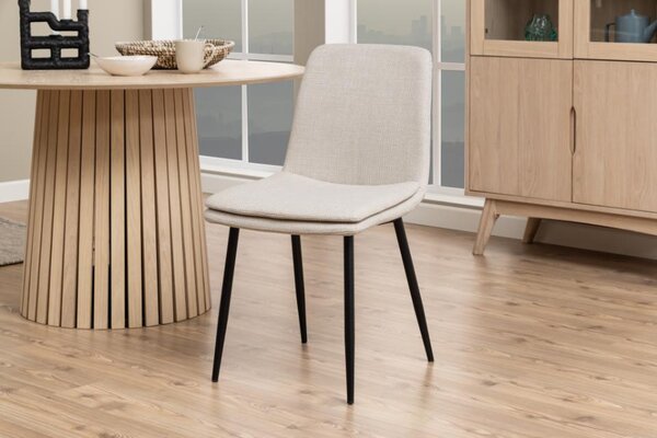 Scaun de dining Becca, bej