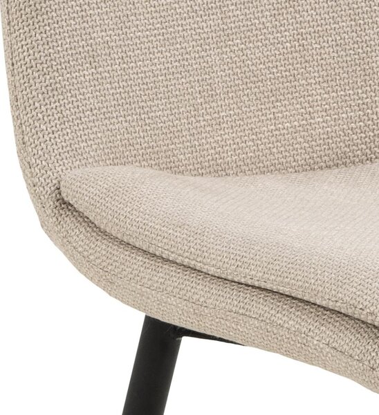 Scaun de dining Becca, bej