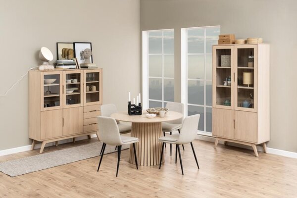 Scaun de dining Becca, bej