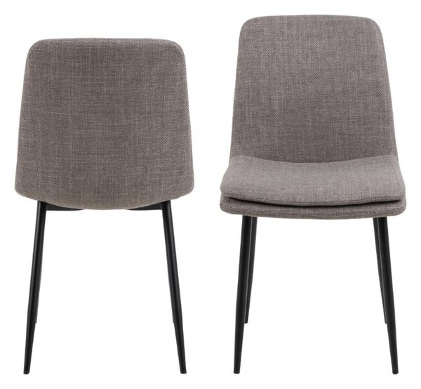 Scaun de dining Becca, gri