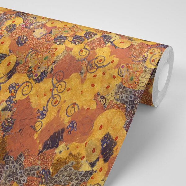 Tapet abstracție inspirată de G. Klimt