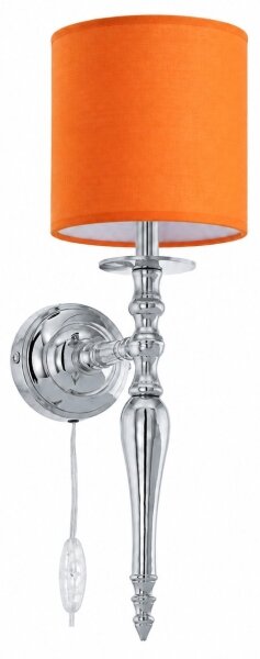 BRILAGI - Lampă de perete NUBILA 1xE27/60W/230V crom lucios/portocalie