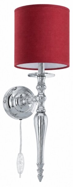 BRILAGI - Lampă de perete NUBILA 1xE27/60W/230V crom lucios/roșu pompeian