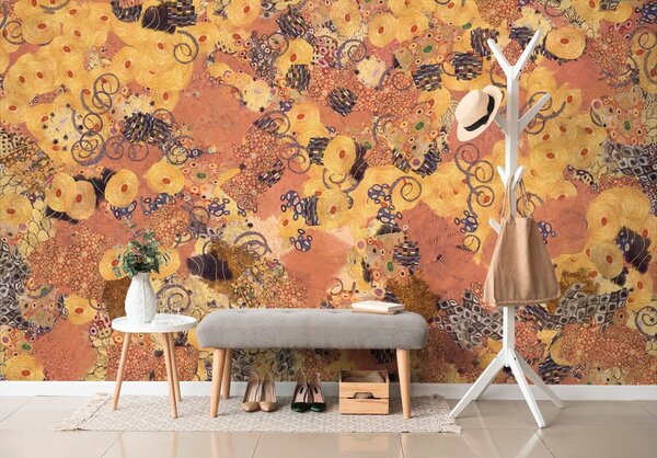 Tapet abstracție inspirată de G. Klimt
