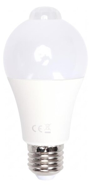 Bec LED cu senzor de mișcare și de amurg A60 E27/9W/230V 3000K - Aigostar
