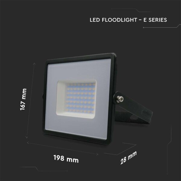 Proiector LED/50W/230V 6500K IP65 negru