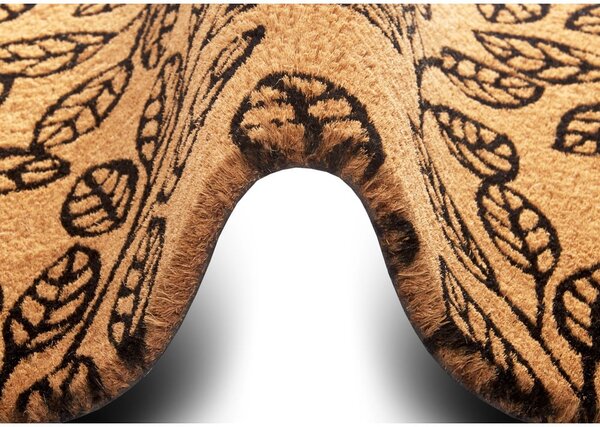 Covoraș de intrare din fibre de cocos 75x45 cm Leafs - Hanse Home