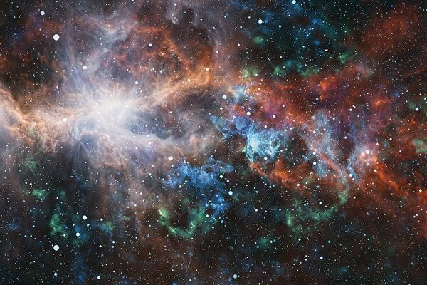 Tapet galaxie nesfârșită