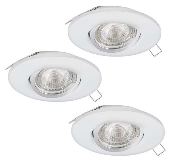 Eglo 95895 - SET 3x Corp de iluminat LED tavan fals PENETO 1 1xGU10-LED/3W/230V